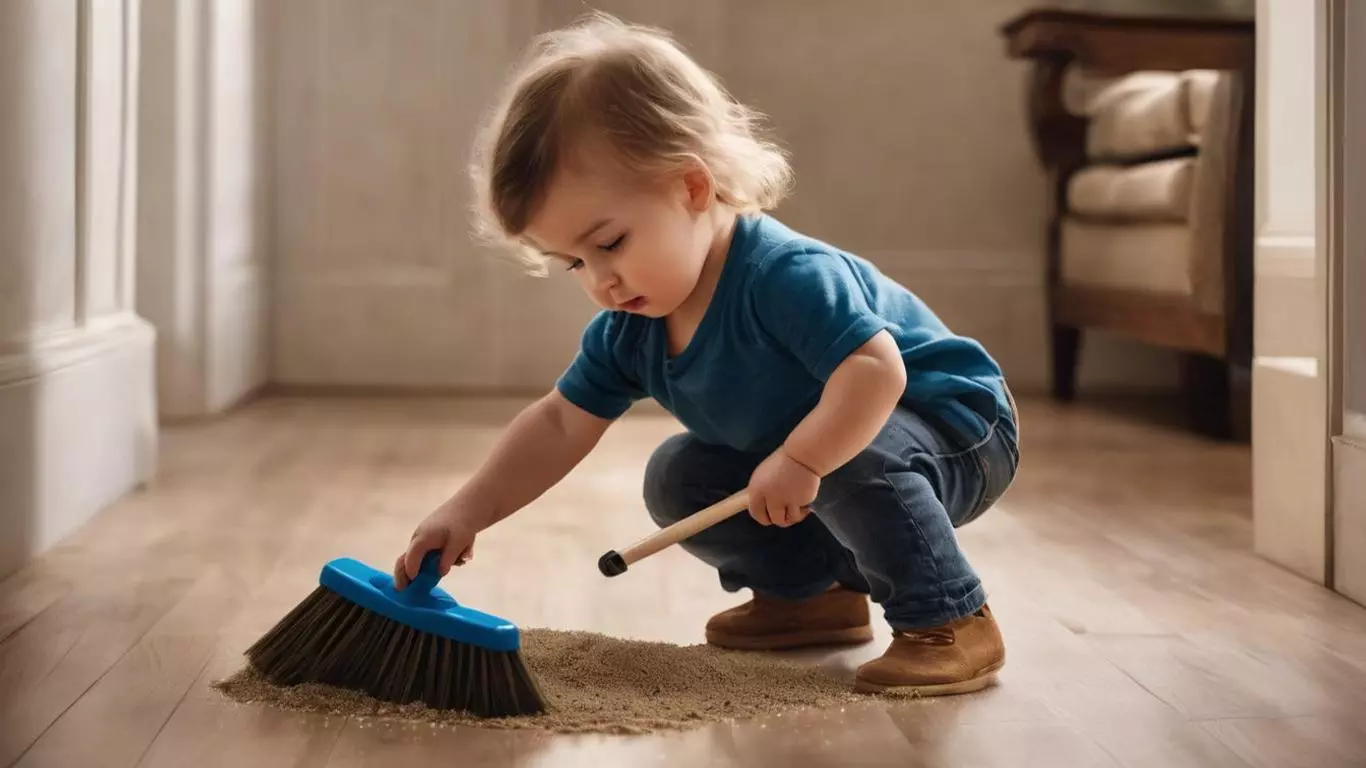 Self-helping child